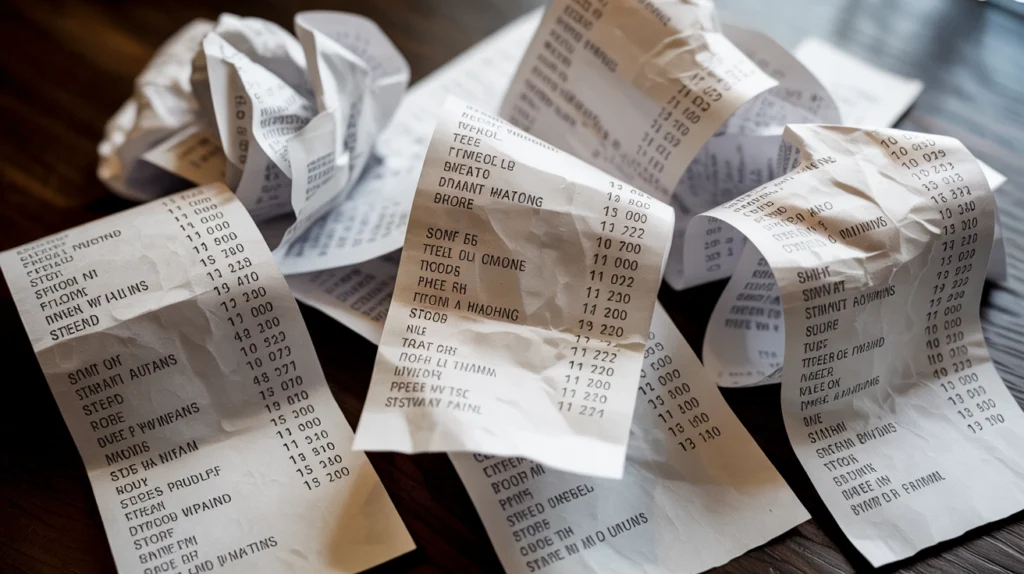 Paper Receipts 
